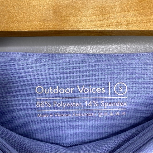 OUTDOOR VOICES Light Blue Warm Up Leggings - Picture 3 of 6